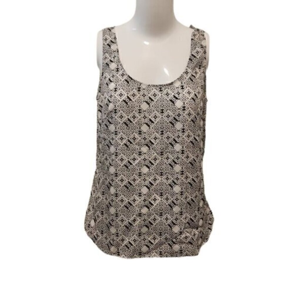 [H&M] Black & White Scoop Neck Tank - Size S